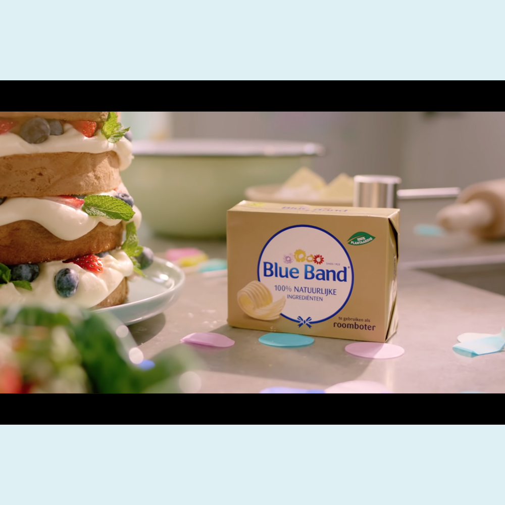 Foodstyling voor TV-commercial Blue Band plantaardige boter.